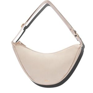 🆕 JULY Everyday Crescent Bag in Natural Off White Cream Moon Solar Celestial